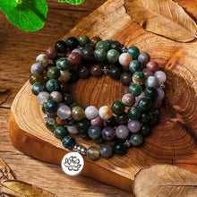 Charger l'image dans la galerie, Indian Agate Mala Bracelet