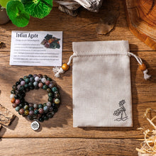 Charger l'image dans la galerie, Indian Agate Mala Bracelet