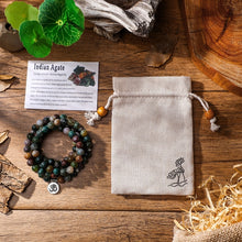 Charger l'image dans la galerie, Indian Agate Mala Bracelet