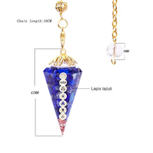 Charger l'image dans la galerie, 7 Chakra Crystal Pendulums
