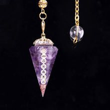 Charger l'image dans la galerie, 7 Chakra Crystal Pendulums