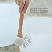 Load image into Gallery viewer, Frosted Quartz Singing Bowl (8 inch)