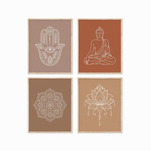 Charger l'image dans la galerie, Mandala Buddha Lotus Print