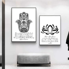 Charger l'image dans la galerie, Hamsa Hand Om Lotus