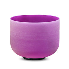 Charger l'image dans la galerie, Colored Chakra Quartz Crystal Singing Bowl (8 inch)