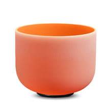 Charger l'image dans la galerie, Colored Chakra Quartz Crystal Singing Bowl (8 inch)