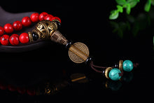 Charger l'image dans la galerie, Red Pine Stone Mala