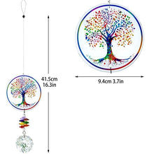 Charger l'image dans la galerie, Chakra Tree of Life Suncatcher