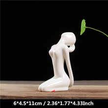 Charger l'image dans la galerie, White Ceramic Yoga Figurines