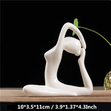 Charger l'image dans la galerie, White Ceramic Yoga Figurines