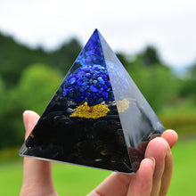Charger l'image dans la galerie, Lapis Lazuli Obsidian Tree Of Life Pyramid