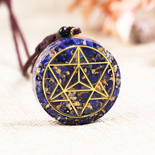 Charger l'image dans la galerie, Lapis Lazuli Merkaba Necklace