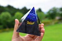 Charger l'image dans la galerie, Lapis Lazuli Obsidian Tree Of Life Pyramid