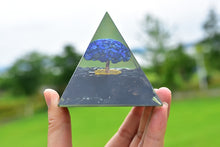 Charger l'image dans la galerie, Lapis Lazuli Obsidian Tree Of Life Pyramid