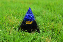 Charger l'image dans la galerie, Lapis Lazuli Obsidian Tree Of Life Pyramid