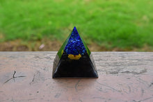 Charger l'image dans la galerie, Lapis Lazuli Obsidian Tree Of Life Pyramid