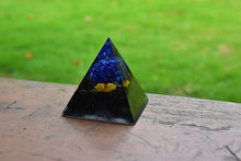 Charger l'image dans la galerie, Lapis Lazuli Obsidian Tree Of Life Pyramid