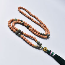 Charger l'image dans la galerie, Bloodstone Rudraksha Mala