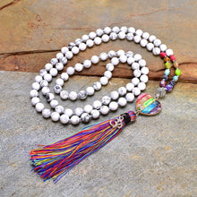 Charger l'image dans la galerie, Howlite Chakra Mala