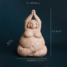 Charger l'image dans la galerie, Yoga Fat Lady Figurines
