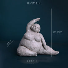 Charger l'image dans la galerie, Yoga Fat Lady Figurines