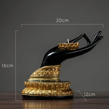 Charger l'image dans la galerie, Exquisite Buddha Hand Candle Holder