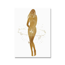 Load image into Gallery viewer, Golden Celestial Woman Poster
