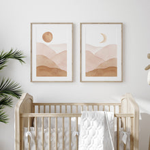 Charger l'image dans la galerie, Sun Moon Boho Print