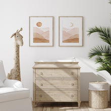 Charger l'image dans la galerie, Sun Moon Boho Print