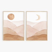 Charger l'image dans la galerie, Sun Moon Boho Print