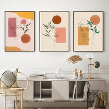 Charger l'image dans la galerie, Boho Abstract Woman Print