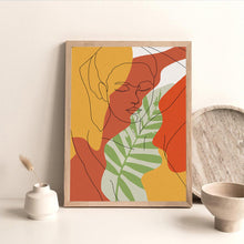 Charger l'image dans la galerie, Boho Abstract Woman Print