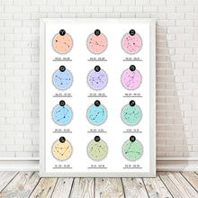 Charger l'image dans la galerie, Constellations Zodiac Sign
