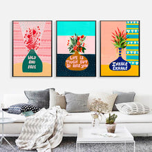 Charger l'image dans la galerie, Inhale Exhale Flower Print