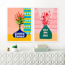 Charger l'image dans la galerie, Inhale Exhale Flower Print