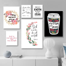 Charger l'image dans la galerie, Flower Wreath Love God Quote