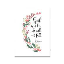 Charger l'image dans la galerie, Flower Wreath Love God Quote