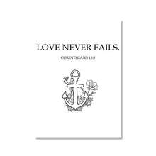 Charger l'image dans la galerie, Flower Wreath Love God Quote