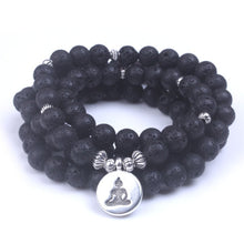 Charger l'image dans la galerie, Lava Stone Mala