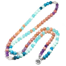 Charger l'image dans la galerie, Mixed Blue Apatite Mala Bracelet