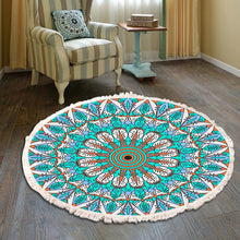 Load image into Gallery viewer, Mandala Round Rug
