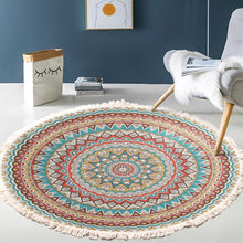 Load image into Gallery viewer, Mandala Round Rug
