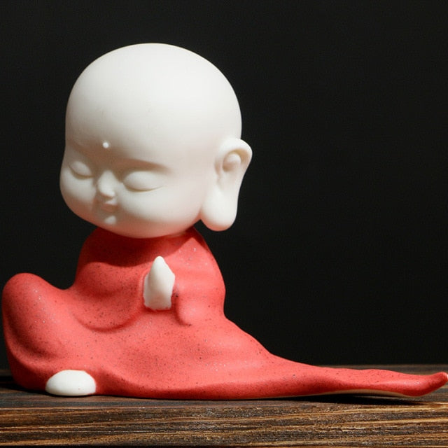 Zen Cute Monk Figurines