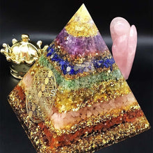 Charger l&#39;image dans la galerie, Seven Chakra Flower Of Life Pyramid
