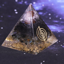 Load image into Gallery viewer, Smoky Quartz Labradorite Pyramid
