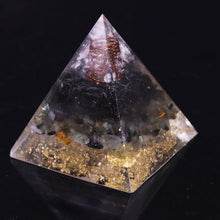 Load image into Gallery viewer, Smoky Quartz Labradorite Pyramid
