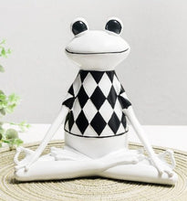 Load image into Gallery viewer, White Yoga Meditation Frog
