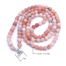 Load image into Gallery viewer, Frosted Pink Aventurine Mala
