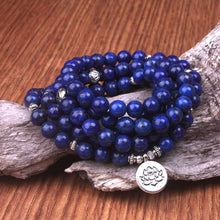 Load image into Gallery viewer, Lapis Lazuli Mala Bracelet
