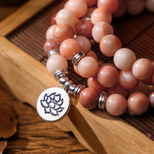 Charger l&#39;image dans la galerie, Pink Aventurine Mala Bracelet
